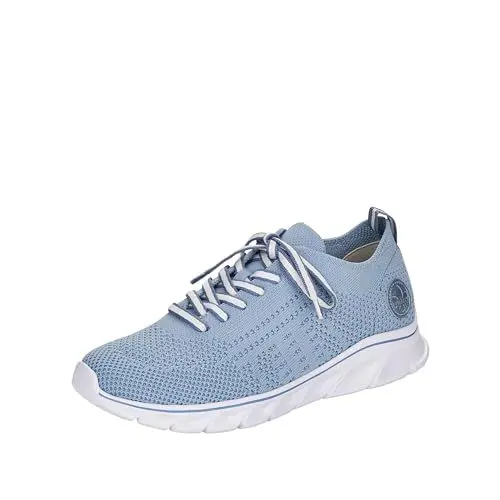 Produktbild: Rieker Damen Low-Top Sneaker 54020, Frauen Halbschuhe,lose Einlage,Freizeitschuhe,Turnschuhe,Laufschuhe,Freizeit,sportlich,blau (12),39 EU / 6 UK