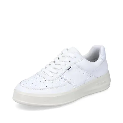 Produktbild: Rieker Damen Low-Top Sneaker M8415, Frauen Halbschuhe,lose Einlage,straßenschuhe,Strassenschuhe,Sportschuhe,Freizeitschuhe,Weiss (80),39 EU / 6 UK