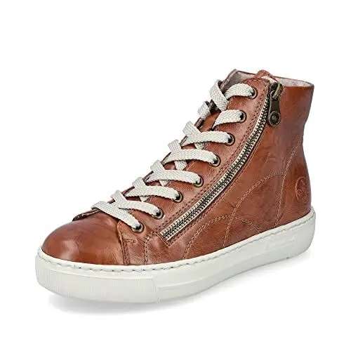 Produktbild: Rieker Damen Schnürstiefeletten L9880, Frauen Stiefeletten,übergangsschuhe,Boots,Stiefel,Bootee,Booties,halbstiefel,braun (24),40 EU / 6.5 UK