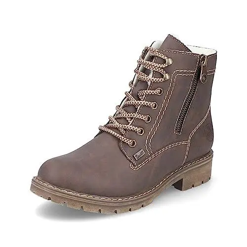 Produktbild: Rieker Damen Schnürstiefeletten Y9134, Frauen Stiefeletten,Chukka Boots,schnürboots,Stiefel,Bootee,Booties,halbstiefel,braun (25),38 EU / 5 UK