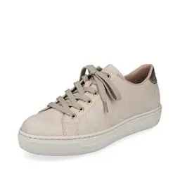 Produktbild: Rieker Damen Sneaker L9800, Frauen Schnürschuhe,schnürer,Sneaker,Halbschuhe,Freizeitschuhe,Schnuerschuhe,Schnuerer,Schnuerung,beige (80),38 EU / 5 UK