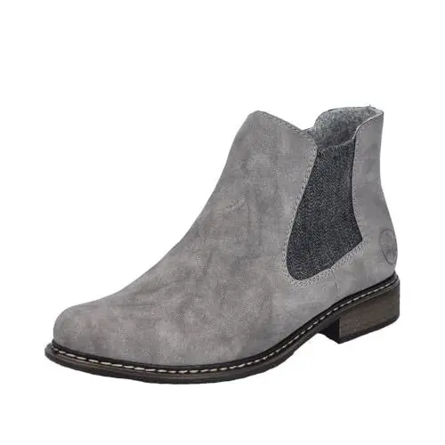 Produktbild: Rieker Damen Z4994 Chelsea Stiefel, Grau, 39 EU