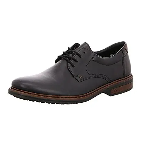 Produktbild: Rieker Herren 17619-00 Derbys, Schwarz (Schwarz/Kastanie 00), 40 EU
