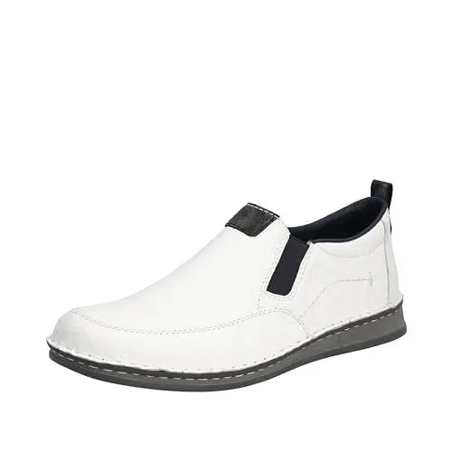 Produktbild: Rieker Herren 5450 Slipper, Weiß, 43 EU Weit