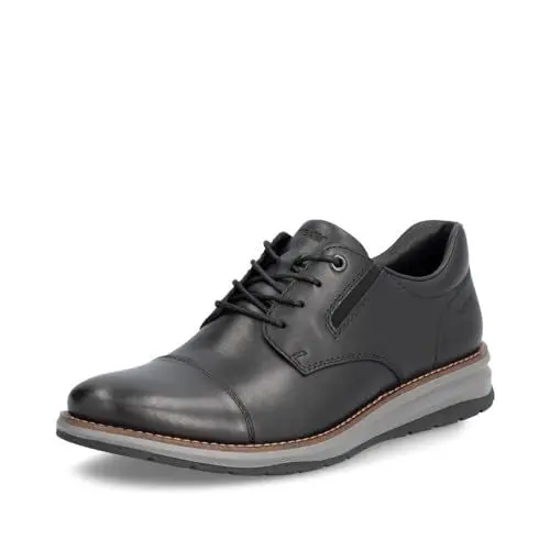 Produktbild: Rieker Herren Bequemschuhe 14701, Männer Schnürschuhe,Komfortschuhe,Halbschuhe,schnürer,bequem,Schnuerschuhe,Schnuerer,schwarz (00),42 EU / 8 UK