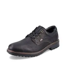 Produktbild: Rieker Herren Bequemschuhe B4610, Männer Schnürschuhe, wasserabweisend, riekerTEX,straßenschuhe,Strassenschuhe,schwarz (00),42 EU / 8 UK