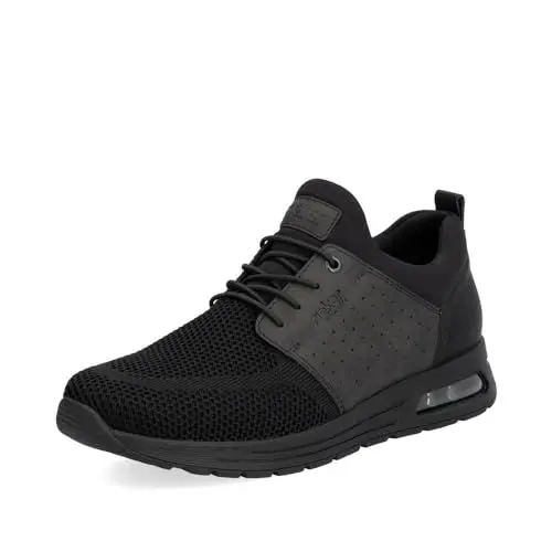 Produktbild: Rieker Herren Low-Top Sneaker B1050, Männer Halbschuhe, lose Einlage,schnürschuhe,schnürer,straßenschuhe,Sportschuhe,schwarz (00),44 EU / 9.5 UK