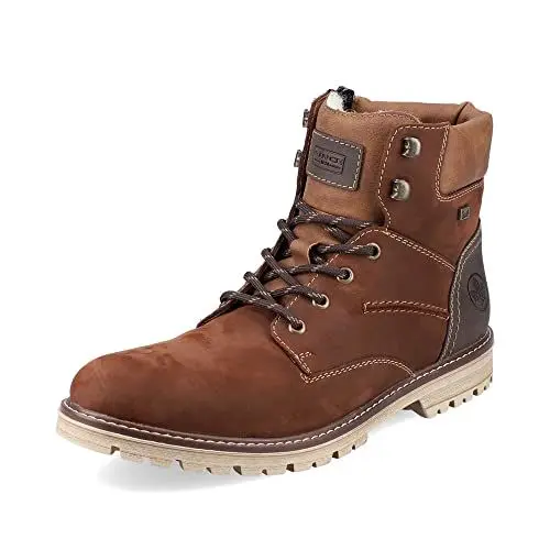 Produktbild: Rieker Herren Schnürstiefeletten F3613, Männer Stiefeletten, wasserabweisend, riekerTEX,schnürboots,Boots,Stiefel,Bootee,braun (22),44 EU / 9.5 UK