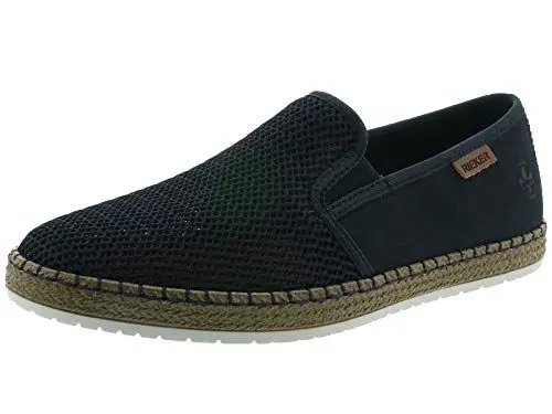 Produktbild: Rieker Herren Low-Top Sneaker B5265, Männer Halbschuhe,straßenschuhe,Strassenschuhe,Sportschuhe,Freizeitschuhe,Turnschuhe,blau (14),46 EU / 11 UK