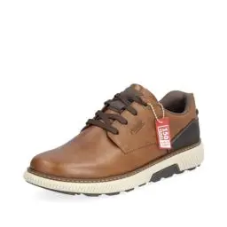 Produktbild: Rieker Herren Sneaker B3313, Männer Schnürschuhe, lose Einlage,Freizeitschuhe,Derby schnürung,Schnuerschuhe,Schnuerer,braun (24),43 EU / 9 UK