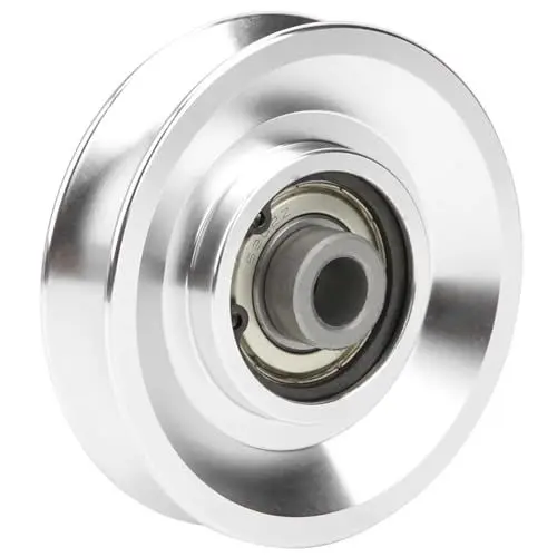 Produktbild: Aumotop Riemenscheibe aus Aluminiumlegierung, Krafttraining, Übungsgeräte, Fitnesszubehör für den Gewerblichen Gebrauch Im Fitnessstudio oder zu Hause (Durchmesser 80mm)