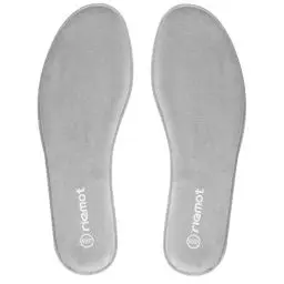 Produktbild: riemot Memory Foam Einlegesohlen für Damen - Komfort Samt Schuheinlagen Weiche Einlagen für Stiefel, Winterschuhe, Haussschuhe - für Sport, Freizeit und Alltag, Damen Grau 39 EU