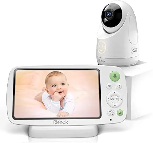 Produktbild: RIENOK Babyphone mit Kamera 1080P HD 5