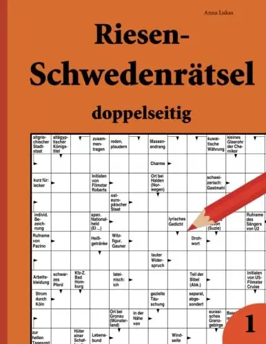 Produktbild: Riesen-Schwedenrätsel doppelseitig 1