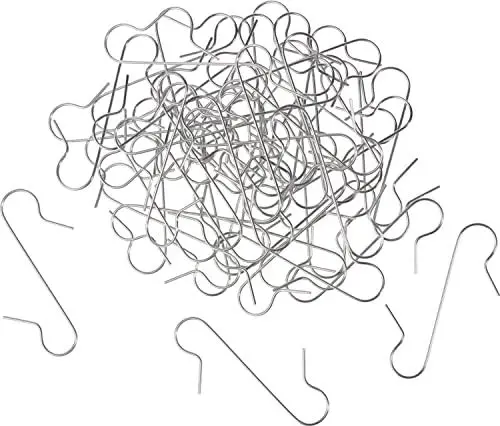 Produktbild: Riffelmacher 14332 - Flux-Aufhänger, 50 Stück, Silber, aus Metall, Baumhänger, Anhänger, Dekoration, Baumkugeln, Weihnachten, Advent