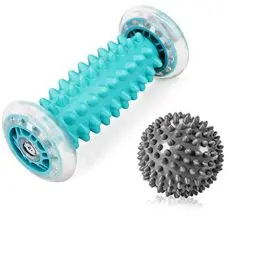 Produktbild: RIGHTWELL Igelball Fußmassage für Plantarfasziitis - Massageball und Fußmassageroller - Schmerzlinderung für Hacken & Fußgewölbe,Stressreduzierung und Entspannung durch Triggerpunkt-Therapie
