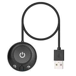 Produktbild: Rii Mouse Jiggler Nicht Nachweisbar, USB Maus Jiggler mit EIN/AUS-Schalter, Treiberfreie Computer Mausbeweger, Auswahl mit Zwei Geschwindigkeiten - Schwarz