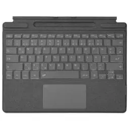 Produktbild: Rii Surface Tastatur für Surface Pro 9/Pro 8/Pro X, Bluetooth 5.2 Tastatur mit Touchpad und 7-Farbiger Hintergrundbeleuchtung - Grau QWERTZ（Der Steckplatz kann den Surface Pen nicht Aufladen）