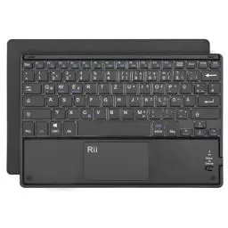 Produktbild: Rii Tastatur Kabellos, Bluetooth Tastatur, Tastatur Bluetooth mit QWERTZ Layout, Bluetooth Tastatur iPad für Windows/iOS/Android, Ultradünn und Wiederaufladbar(12 Zoll)