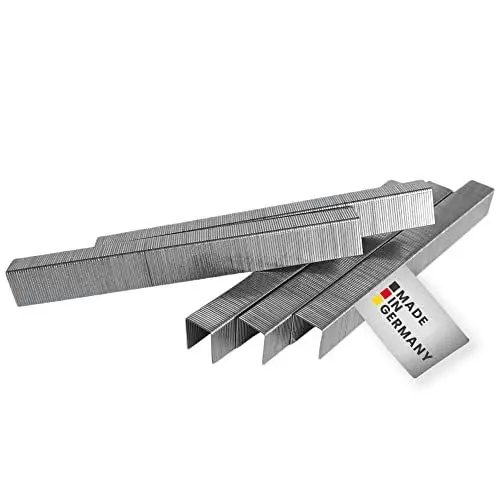 Produktbild: RIKAMA® 1000 Stück Tackerklammern 24/6 | Standart Handtackerklammern | verzinkt | Tacker-Klammern | Heftklammern | Büroklammern