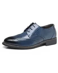 Produktbild: Rimhold Herren Formelle Schuhe Brogues Hochzeitsschuh Lederschnürschuhe Weiche Monk-Schuhe Lässiger Büroschuh Klassische Oxfords