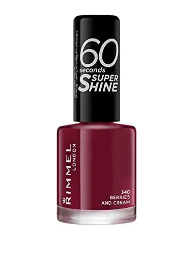 Produktbild: Rimmel London 60 Seconds Super Glanz Nagellack , Berries and cream, 8 ml