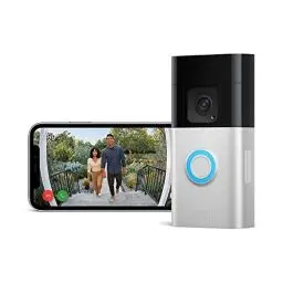 Produktbild: Ring Akku-Videotürklingel Plus (Battery Doorbell Plus) | Videotürklingel mit 1536p HD-Kopf-bis-Fuß-Aufnahme, Selbstinstallation (5 Minuten) | Schnellwechsel-Akkupack I Privatsphäre-Einstellungen