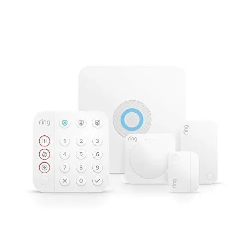 Produktbild: Ring Alarm-Set - S | Alarmanlage für Haus & Wohnung mit WLAN und Sensoren | Alarm-Benachrichtigungen direkt auf dein Smartphone | haustierfreundlich | Funktioniert mit Alexa