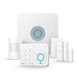 Produktbild: Ring Alarm 5-teiliges Set (1. Generation) von Amazon – Alarmanlage mit optionaler unterstützter Überwachung – ohne langfristige Verpflichtungen – funktioniert mit Alexa