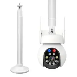 Produktbild: Ring Halterung Verstellbar Kamera Wandhalterung mit Abnehmbare Erweiterungsstange Outdoor Camera Halterungen für üBerwachungskamera Reolink, Weiß