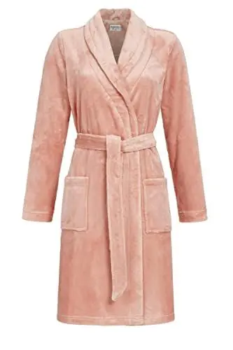 Produktbild: Ringella Lingerie Damen Wickelmantel aus Flauschfrottee teerose 46 3564715,teerose, 46