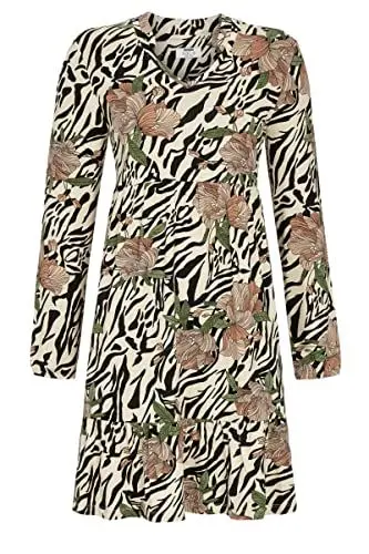 Produktbild: Ringella Solo per me Damen Kleid im Lagenlook beige 44 2538001,beige, 44