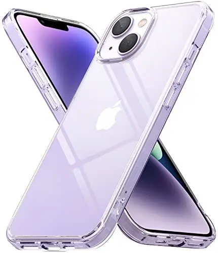 Produktbild: Ringke Fusion Case Kompatibel mit iPhone 14 Hülle, Kratzfeste Transparent Handyhülle für iPhone 14 6.1 Zoll (2022) - Clear