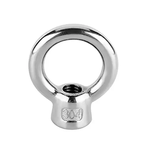 Produktbild: Ringmutter, M16 Augenmutter 304 Edelstahl Gewinde Ösenmutter Ringmuttern Ringösen zum Heben von Zubehör Augenmutter Transportmutter Eye Nut für Marine Hardware M8 M10 M12 M16 M20 M24