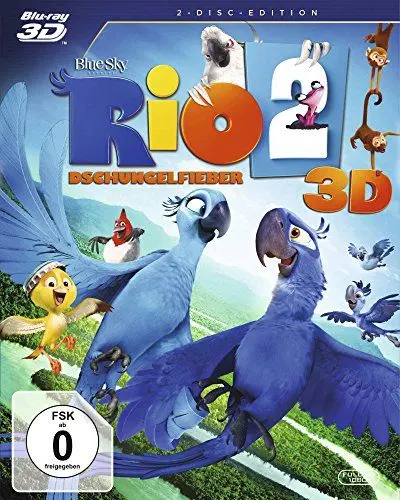 Produktbild: Rio 2 - Dschungelfieber (3D + Blu-ray)