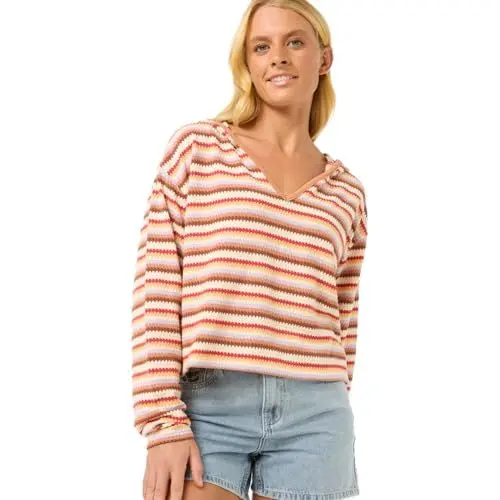Produktbild: Rip Curl Damen Strickpullover Bobbi Knit Hood, Größe:S, Farben:Multi