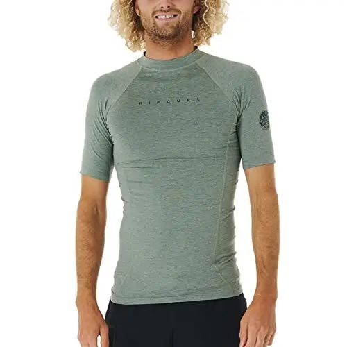 Produktbild: Rip Curl Dawn Patrol Performance Short Sleeve UV Tee Green Marle 1 MD