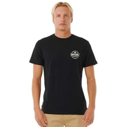 Produktbild: Rip Curl Herren T-Shirt Staple Tee, Größe:XL, Farben:Black