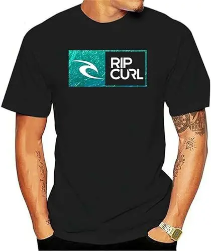 Produktbild: Rip Tee Curl Men‘S M Tee T-Shirt Short Sleeve White Hawaii Hi Finley Watu NWT Unisex Black M