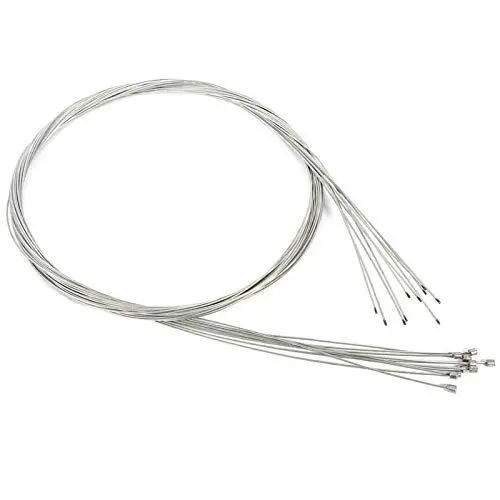 Produktbild: RiToEasysports 10 Stück Fahrradumwerferkabel 2M langes Schaltkabel aus verzinktem Stahl für Mountainbike-Falträder Schaltzug