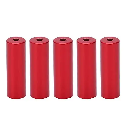 Produktbild: RiToEasysports 5 Stück Fahrrad Schaltzugkappen,Aluminiumlegierung Schaltzug Endkappen 4mm Kabel Schaltzug Kappen Zubehör(rot)