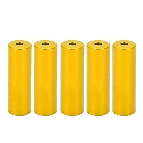 Produktbild: RiToEasysports 5 Stück Fahrrad Schaltzugkappen,Aluminiumlegierung Schaltzug Endkappen 4mm Kabel Schaltzug Kappen Zubehör(Gold)
