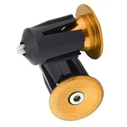Produktbild: RiToEasysports Fahrrad Lenkerendstopfen, 2 Stück Fahrrad Lenkerendkappen Stopfen für Mountainbike Rennrad Faltrad MTB(Gold) Fahrradzubehör Fahrt