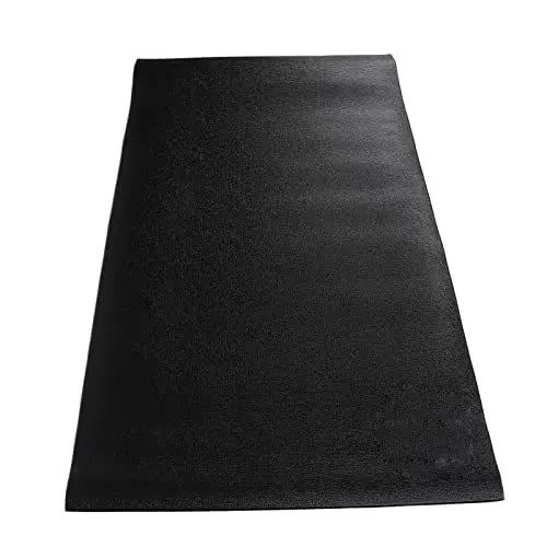 Produktbild: RiToEasysports Fahrradtrainer Bodenmatte Heimtrainer Bodenmatte Indoor Cycle Trainingsgeräte Matte Laufbandmatte Bodenschutz für Work Out Fitness Fahrradzubehör Fahrt