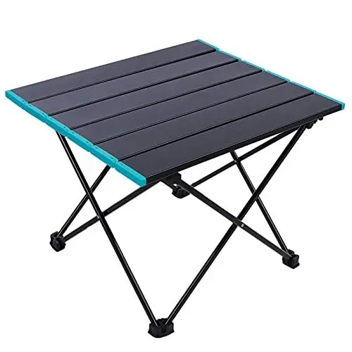 Produktbild: Leichter, Faltbarer Campingtisch aus Aluminium, rutschfeste, Einfach Aufzubauende Schreibtischtische für Camping- und Picknick-Campingmöbel