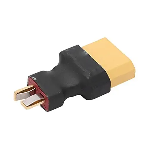 Produktbild: RiToEasysports XT90-zu-T-Adapter Starke Kompatibilität Geringes Gewicht Keine Kabel XT90-Stecker-zu-T-Stecker-Adapterstecker für RC-Car-Flugzeugboote Modellierungszubehör Modellspielzeug
