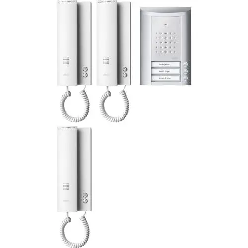 Produktbild: Schneider Electric 1841320 Silber ENTRAVOX KOMPLETTPAKET 3WE, 3 Wohneinheit