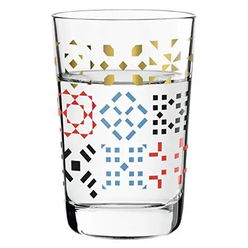 Produktbild: RITZENHOFF Next Shot Schnapsglas von Nuno Ladeiro, aus Kristallglas, 40 ml, Gold, Schwarz, Rot, Blau