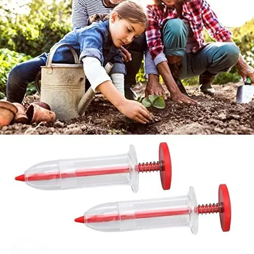 Produktbild: Riuulity Mini Seed Sower, 2pcs Seedmaster Sowing Seeder Tool Sorgt für eine Gleichmäßige Samenverteilung für die Aussaat Im Gartenbau