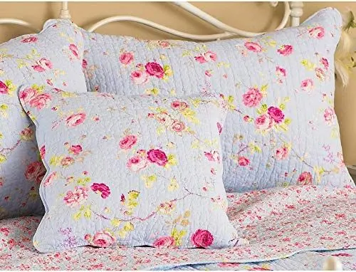 Produktbild: Riva Paoletti Honeypotlane Blau Kissen Shams, Singles, Baumwolle